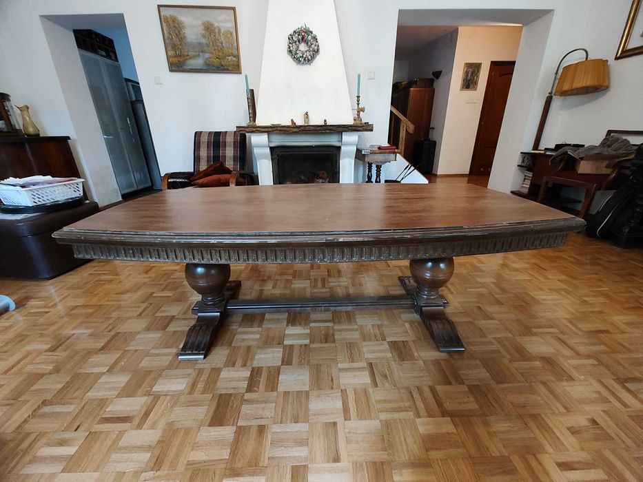 Stary Piękny Stół Drewniany