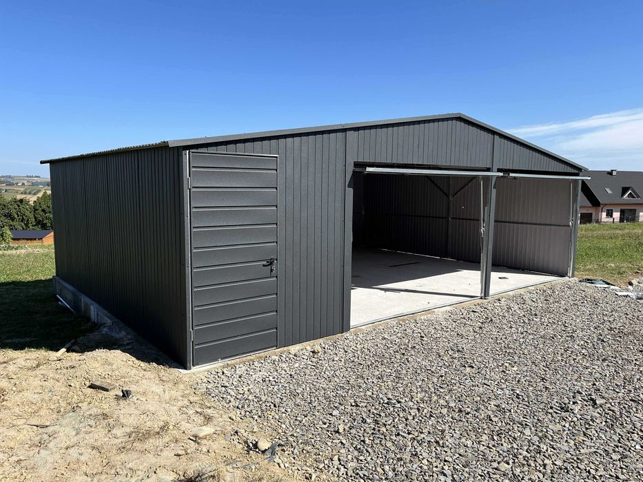 Garaż Blaszany 8x6 Premium