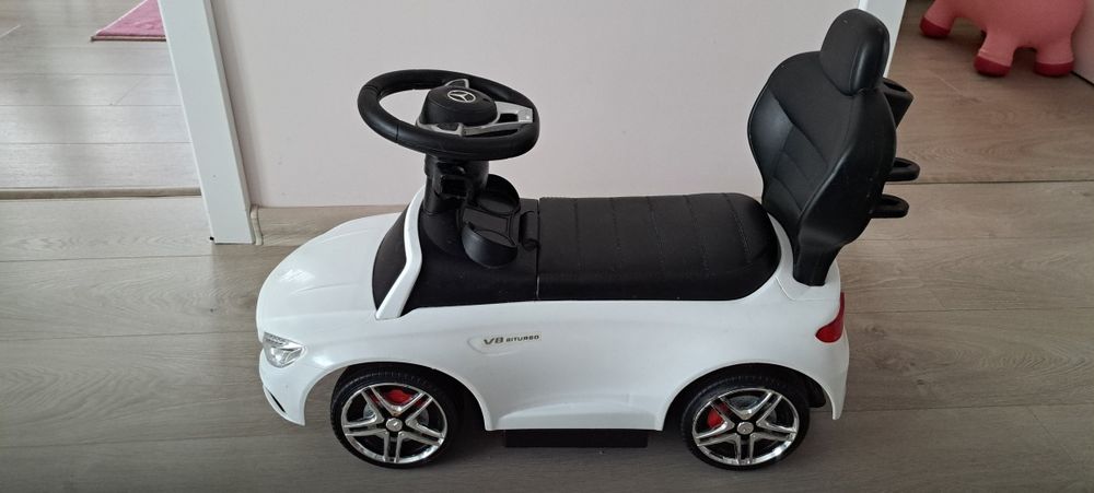Mercedes biały dziecięcy 1+