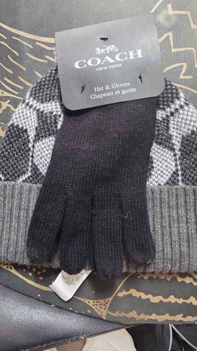 Gorro e luvas coach original