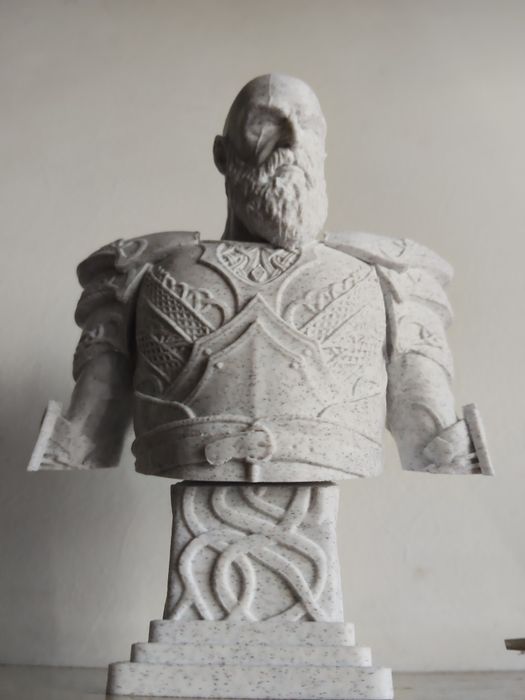 Busto de kratos God of War