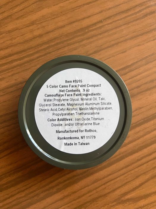 Грим-фрба камуфляжна для маскування 6-кольорів