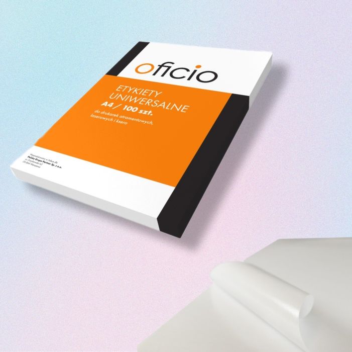 Etykiety samoprzylepne Oficio 210 x 297 mm 100 szt