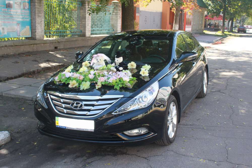Аренда авто на Свадьбу,Машина на свадьбу,Шикарная Hyundai Sonata ДЕШЕВ