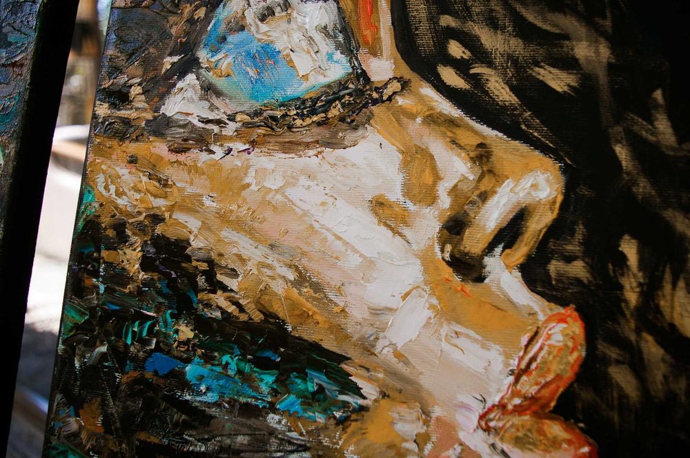 Картина  Polynesia Gold диптих