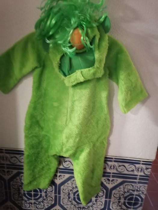 Fato de carnaval à sapo