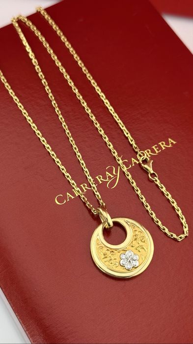 Золоте Кольє Carrera Y Carrera Оригінал з діамантами