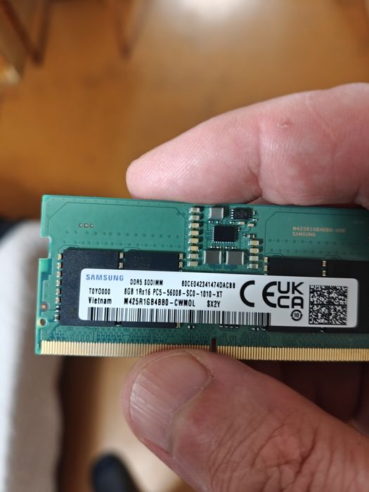Оперативна пам'ять Samsung SODIMM DDR5 5600 16 Gb kit ( 2x8 Gb)