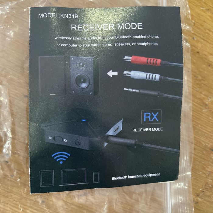 Receptor Emisor / Receptor Bluetooth 4.2 transmissor áudio KN319 -Novo