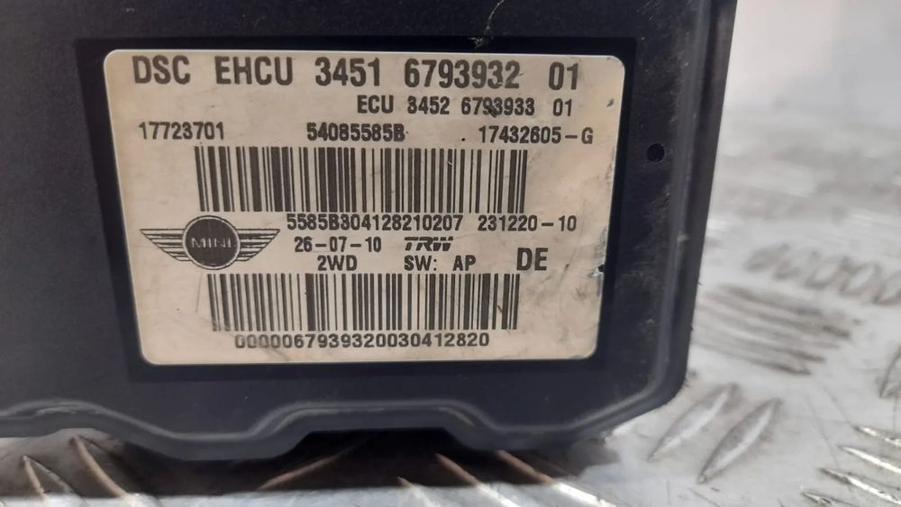 ABS MODULO BLOCO HIDRAULICO MINI COUNTRYMAN R60 1.6i 16V 122CV