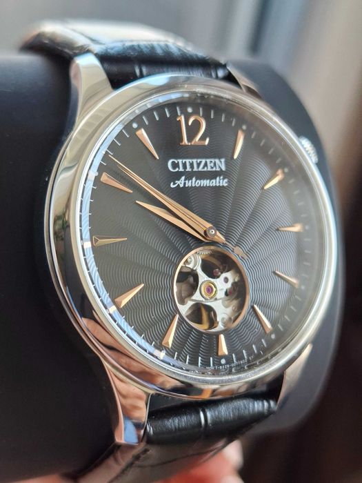 Zegarek męski Citizen Mechanical Classic Open Heart