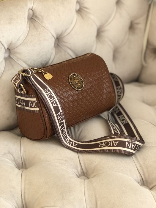 Сумка ,сумки чорна та коричнева жіноча.