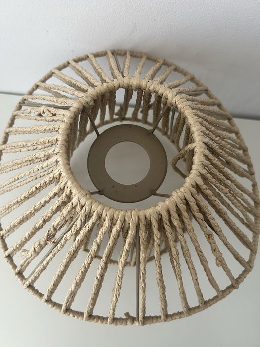 Abażur- klosz do lampy pleciony/ boho