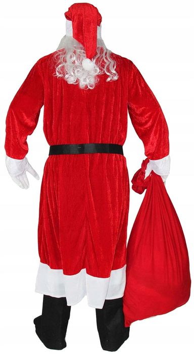 foxxeo 6-częściowy strój świętego mikołaja premium m-xxxxl