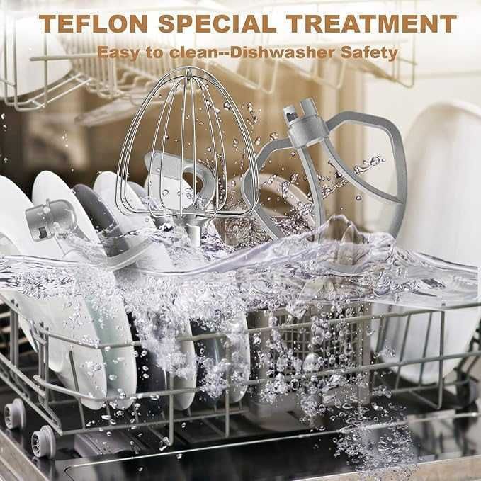 Robot Kuchenny Mikser Planetarny 6L 1500W 6 Prędkości Czerwony (528b)