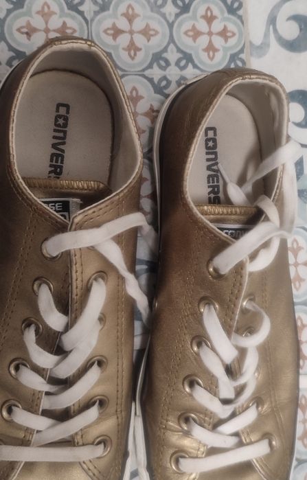 Trampki Converse r. 41,5 * 26,5 cm All Star Złote