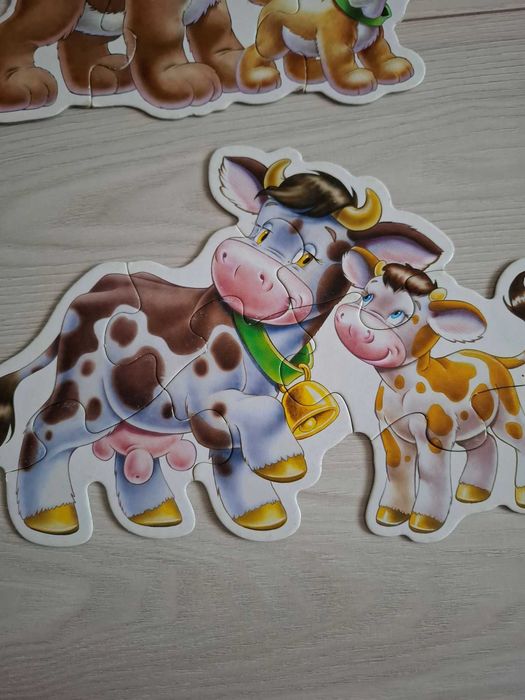 Puzzle 4w1 zwierzęta Castorland 3+