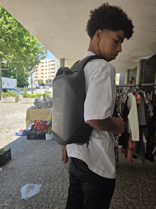 Mochila em led com ecrã