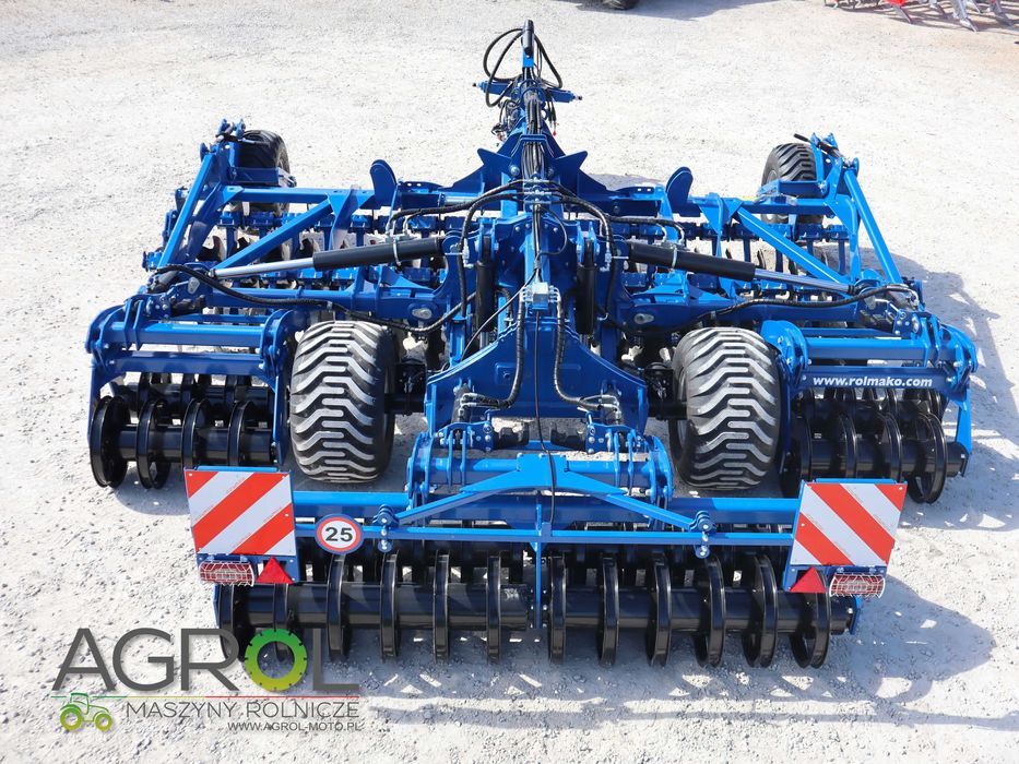 Brona talerzowa wózek hydrauliczna SHARK SHS Grano-System; Rolmako