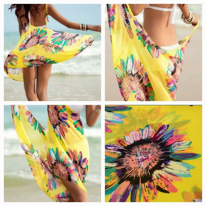 Beautiful Summer Fashion Beach and Pool Sarong Dress