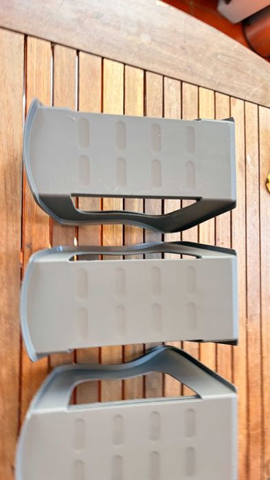 Conjunto 3 Suportes Sapateira Individuais Cinzentos / IKEA