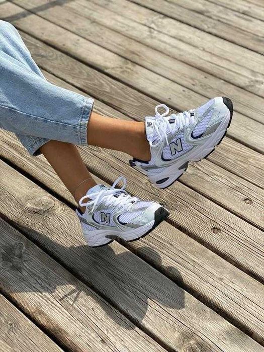 Кроссовки Женские New Balance 530 White Blue Navy/Нью Беланс/Кросівки NB