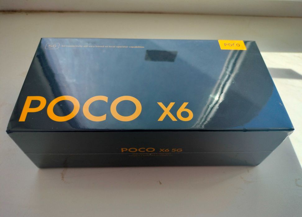 POCO X6 5G 8/256GB Black Новий в заводській плівці