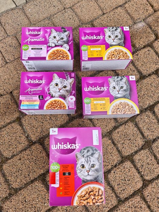 WHISKAS mokra karma dla kota - 6 opakowań po 12 szt