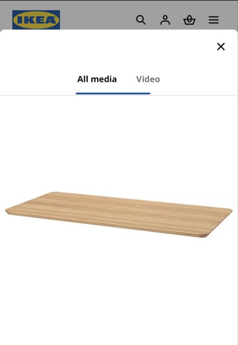 Blat IKEA – wymiary 65 × 140 cm