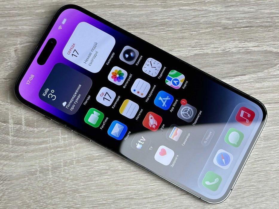 Apple iPhone 14 Pro Max - 512GB Deep Purple Neverlock 100% АКУМУЛЯТОР