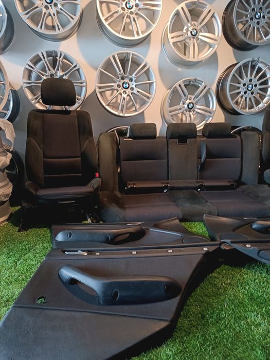 Bancos Bmw E46 Alcântara Pack M Touring Originais Muito Bom Estado