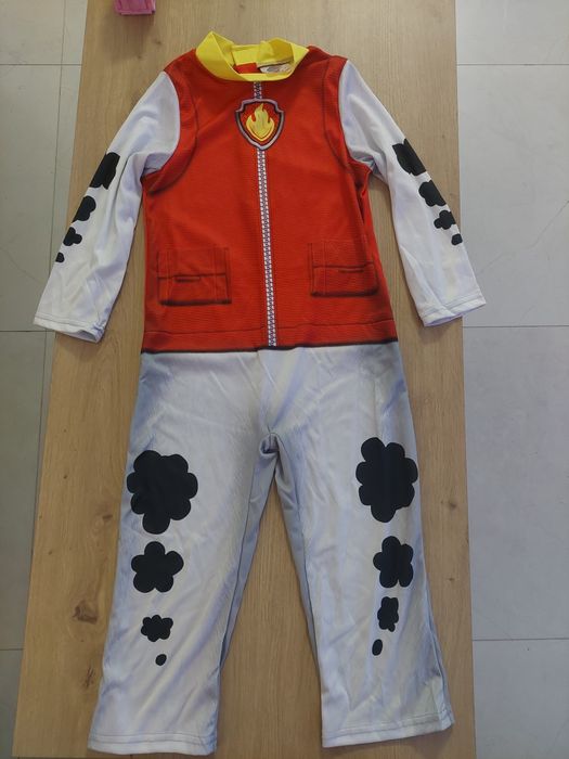 Strój kostium przebranie psi patrol marshall  3/4 lata