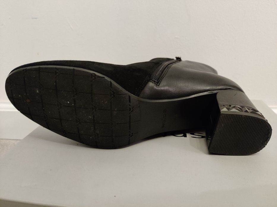 Czarne botki damskie Wojas roz. 40
