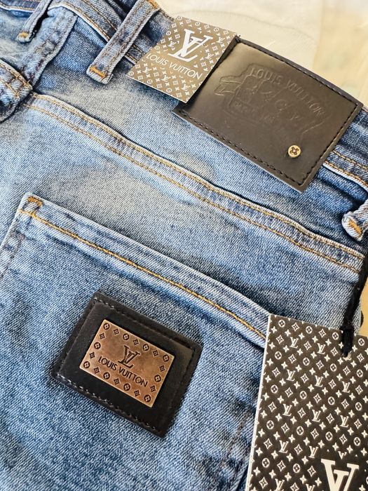 Louis Vuitton spodenki dżinsowe męskie