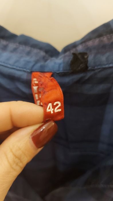 Koszula w kratkę, ciąża rozmiar 42