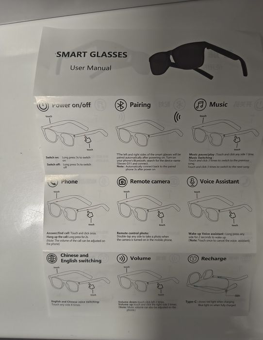 Smart okulary przeciwsłoneczne