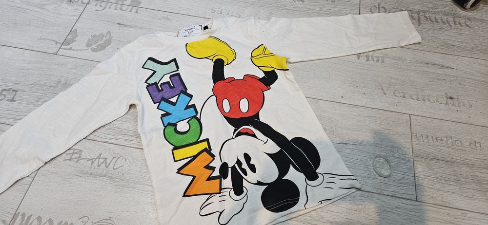 Next Disney Mickey 1o4/110 cm stan idealny Nowy 3 szt