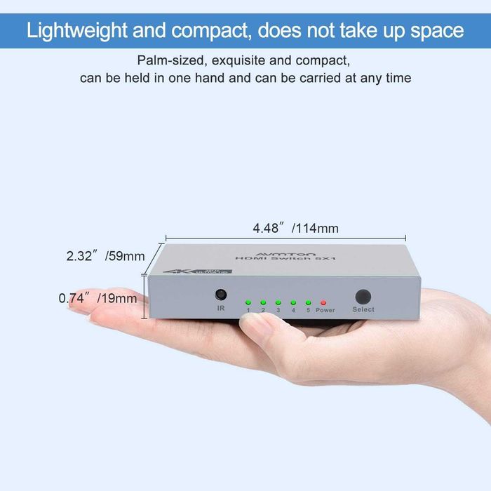 Rozdzielacz Switch HDMI przełącznik rozgałęźnik