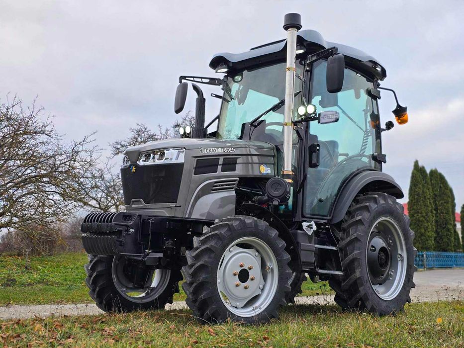 Мінітрактор трактор із заводською кабіною СКАУТ ТЕ-504СRX євронавіска