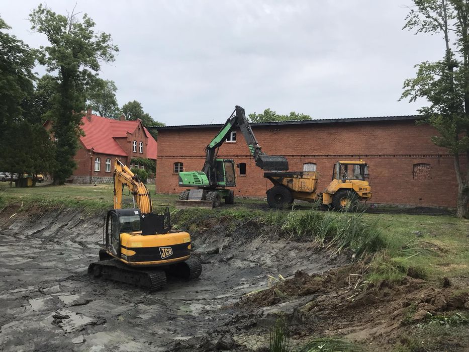 Usługi koparkami-melioracje, rowy, stawy, kanalizację, niewelacja terenu, drogi