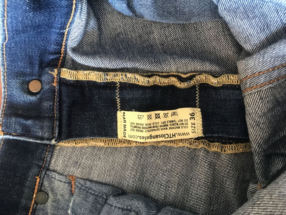 Spodnie jeans HTC R 36 męskie+ pasek CROSS