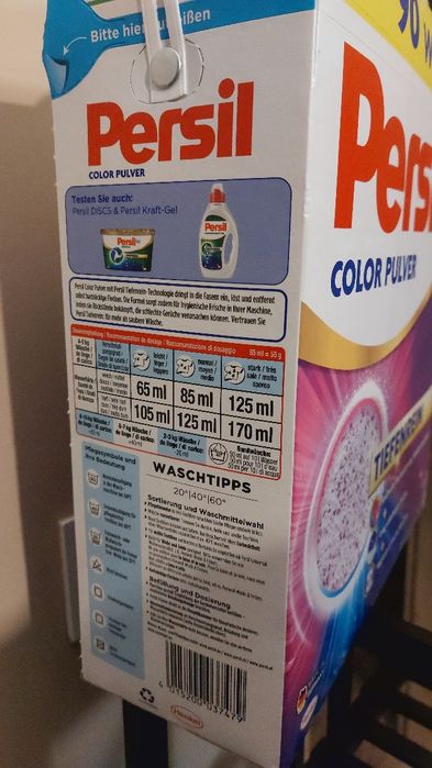Proszek Persil- niemiecki, 4,95kg- 90 prań- do koloru