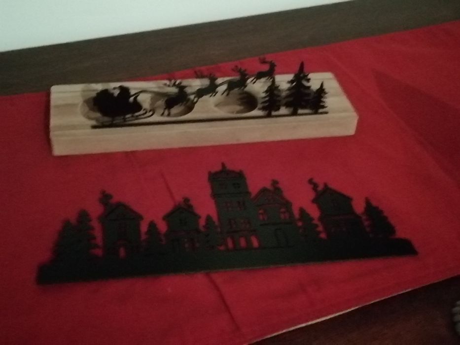 Porta-Velas "Santa Claus is Coming to Town"