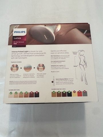 Depiladora luz pulsada Philips Lumea 7000