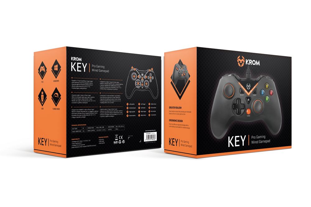 Comando Gamepad KROM
