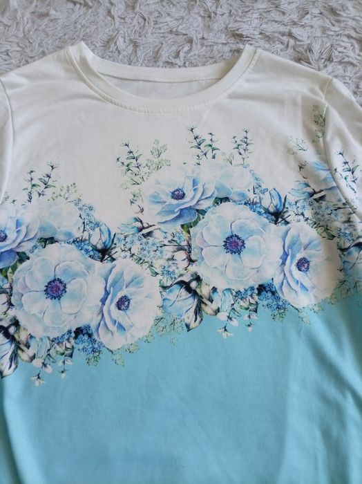 Bluza damska kwiaty ML