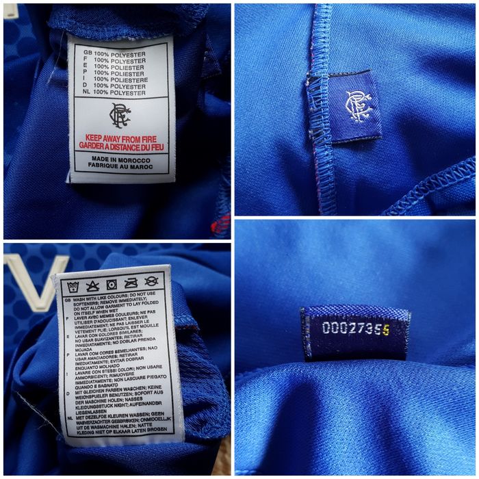 Diadora rangers 2002-03 jersey футболка джерсі оригінал L