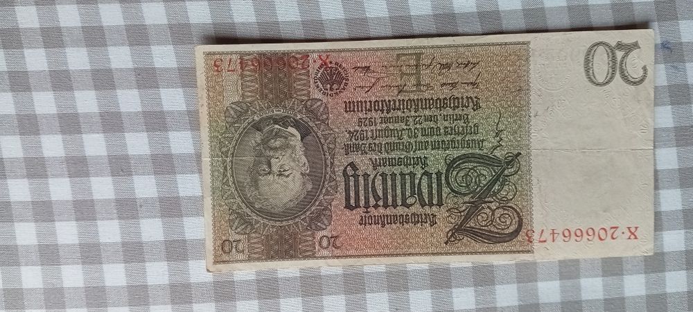 20 marek niemieckie 1924/29.