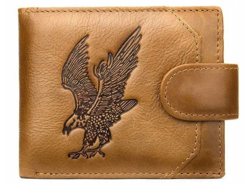 Passion portfel skóra naturalna brązowy Portfel - mężczyzna ttst1559