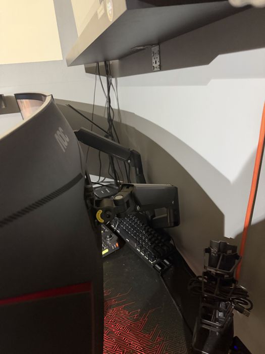 2x Monitor aoc 27cali 240hz full hd  z uchwytem do biórka